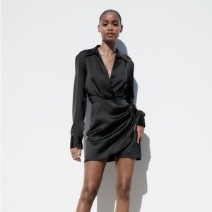 Zara Satin Mini Dress